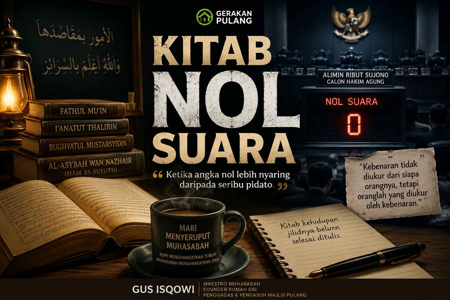 KITAB NOL SUARA: Ketika Angka Nol Lebih Nyaring dari Seribu Pidato
